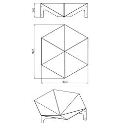 Костровая чаша №3 Везувий