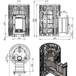 Эверест "Steam Master" GALAXY 18 (310) ЧУГУН
