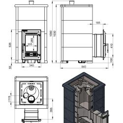 Эверест "Steam Master 24 ЧУГУН" Амфиболит, S-40