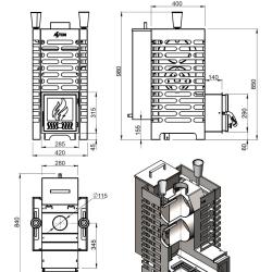 ASTON 20 INOX "АКВА "