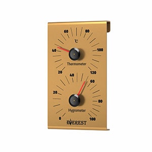 Термогигрометр EVEREST, алюминий GOLD (TG-25)