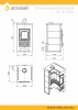 Печь-Камин ВЕЗУВИЙ ПК-01 (270) талькохлорит 9 кВт (150 м3) Ø 115 мм